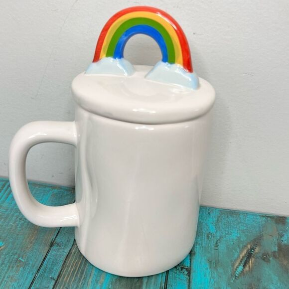 Rae Dunn Over the Rainbow Mug NWT Brand New - Picture 2 of 2